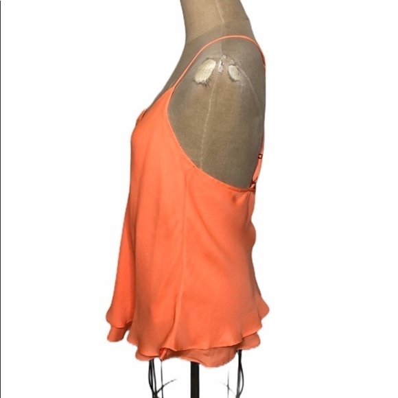 Anthropologie Y back strappy layered silk top - Picture 2 of 6